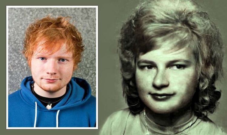 Student discovers that his great aunt is spitting image of Ed Sheeran | Celebrity News | Showbiz & TV