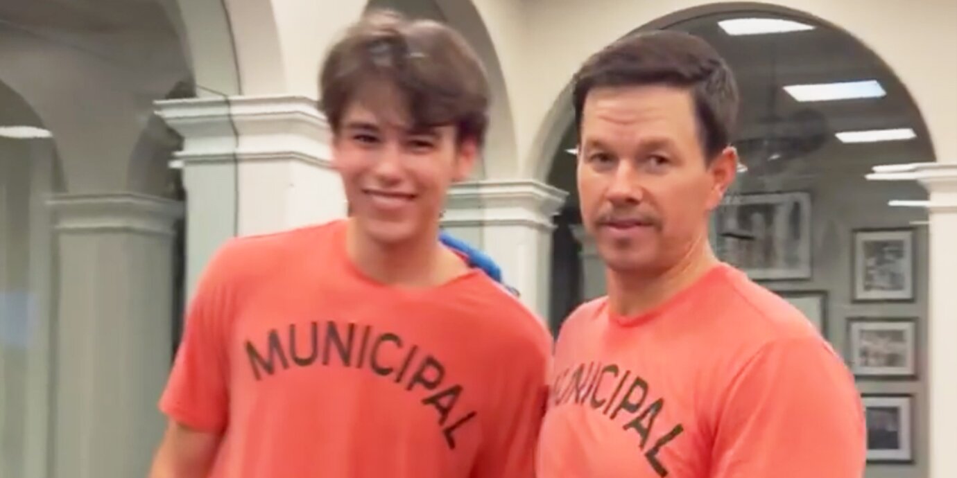 Mark Wahlberg Works Out with Daughter Ella’s Boyfriend