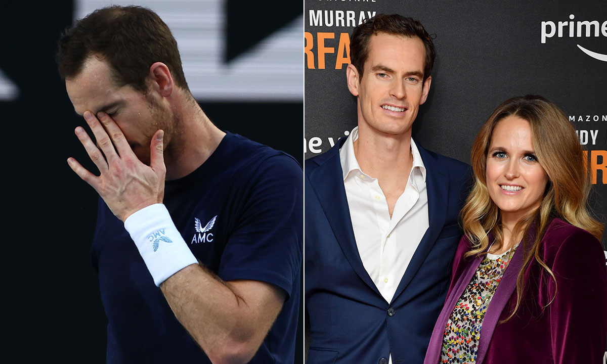 Andy Murray on desperately missing wife Kim Sears and kids in emotionally-charged speech