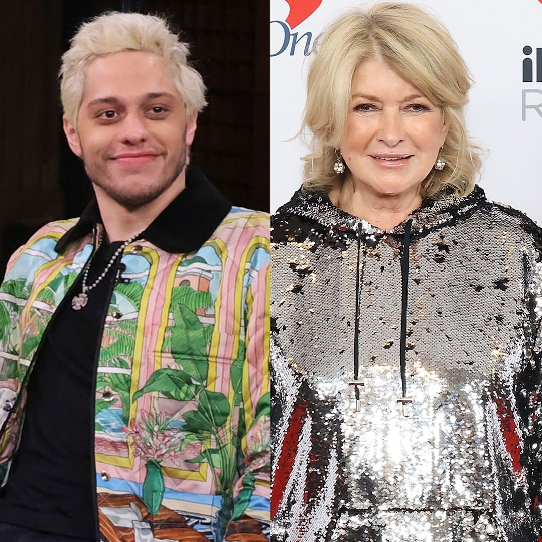 Martha Stewart Spills the Tea After Bumping Into Pete Davidson