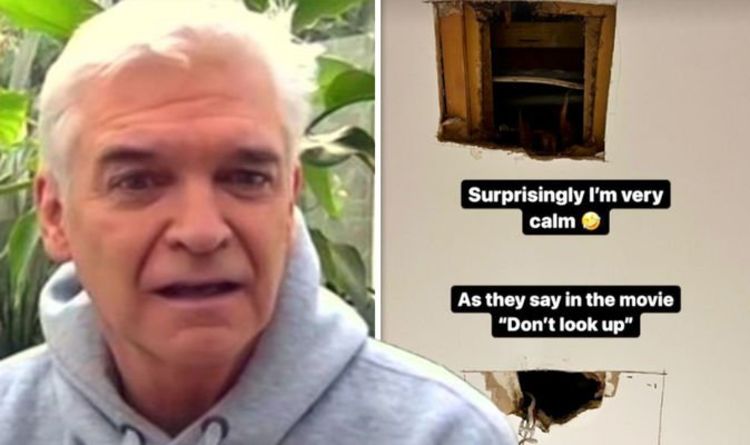 Phillip Schofield narrowly avoids disastrous ‘flood’ at home due to Dancing On Ice absence | Celebrity News | Showbiz & TV