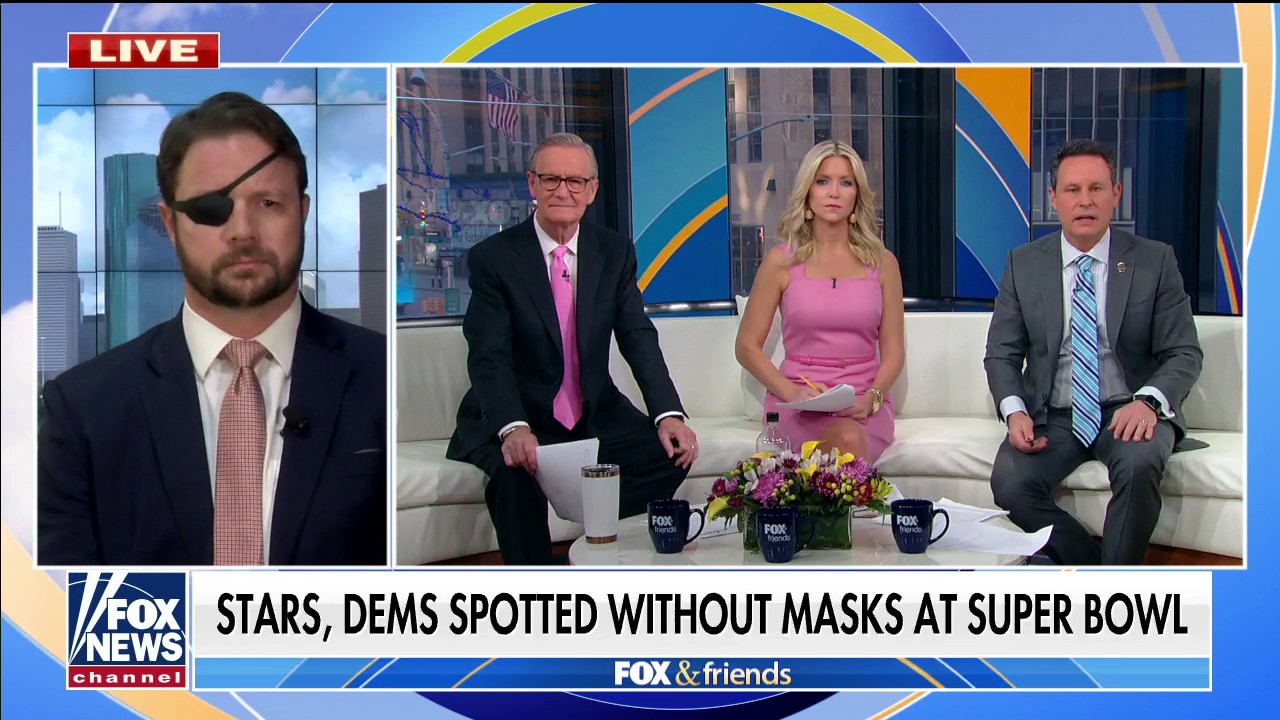 Dan Crenshaw torches maskless celebrities at Super Bowl: ‘Absolutely ridiculous’