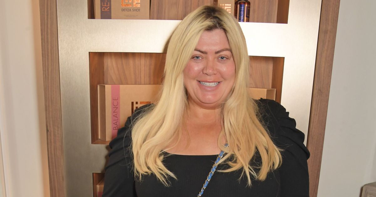 Gemma Collins shows off gymnastics skills as she cartwheels in swimsuit on the beach