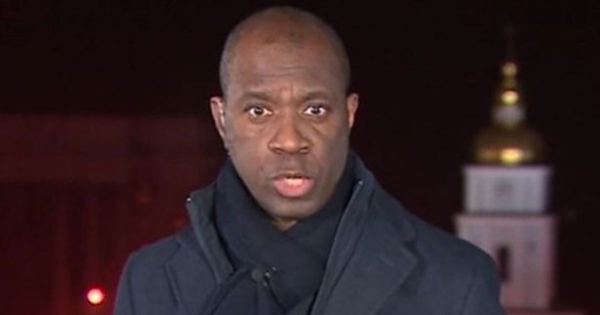 BBC presenter Clive Myrie forced to flee Kyiv as he issues emotional message