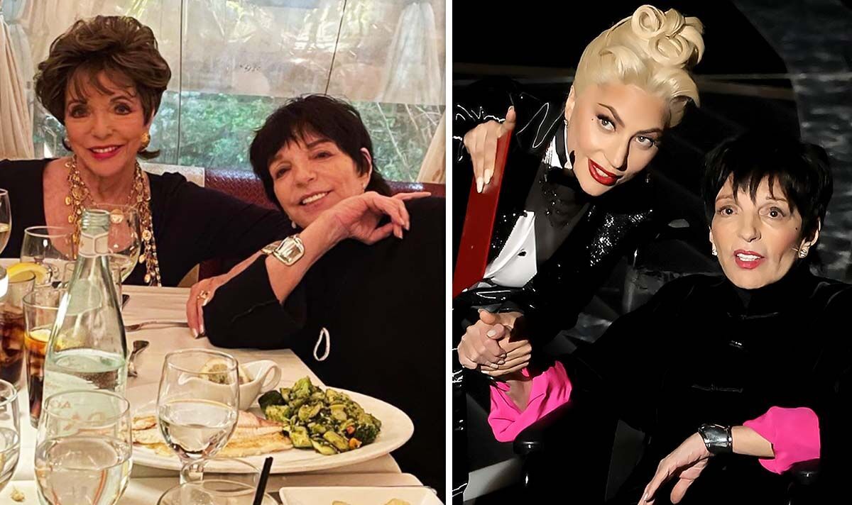 Liza Minnelli in rare outing with Joan Collins after concerns over ‘frail’ appearance | Celebrity News | Showbiz & TV