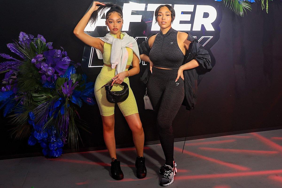 Jordyn Woods and Little Sister Jodie Work Out Together in Matching High Ponytails