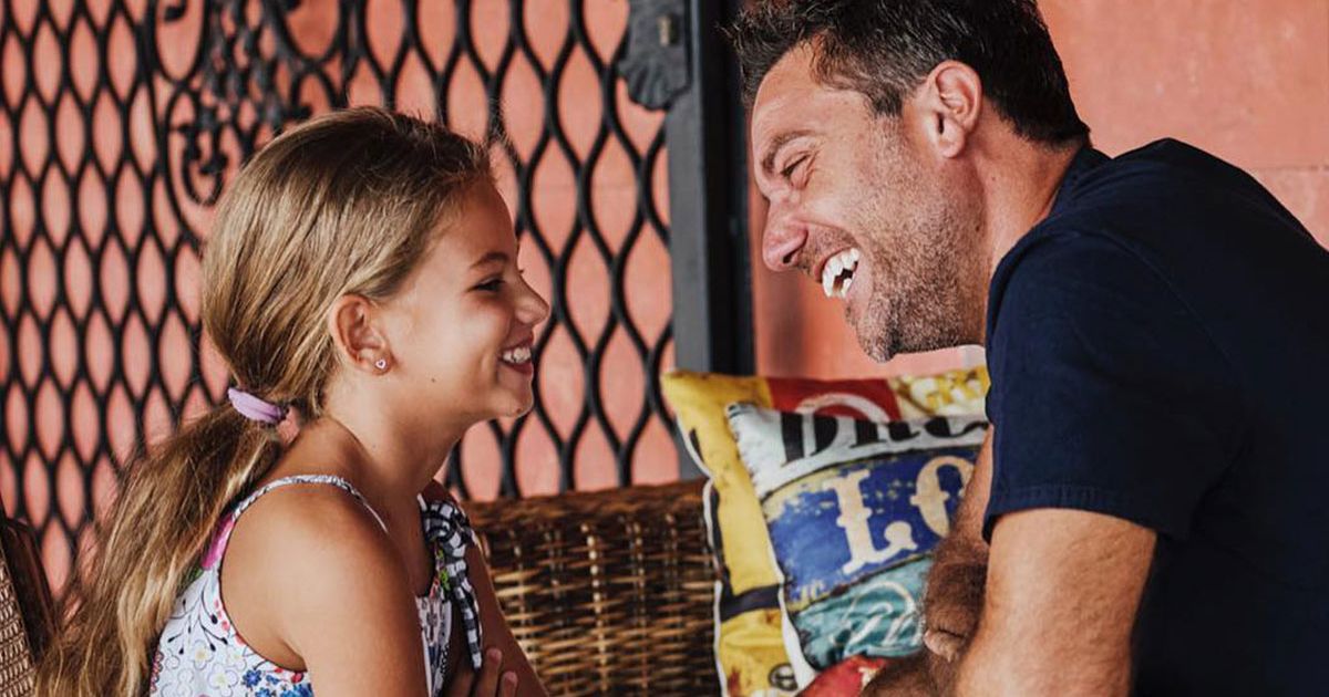 Gino D’Acampo kisses his daughter on the lips and tells ‘haters’ to ‘get over it’