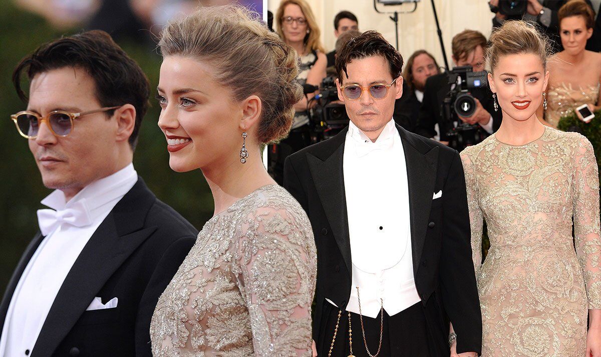 Johnny Depp and Amber Heard pictured at Met Gala the night she claimed he broke her nose | Celebrity News | Showbiz & TV