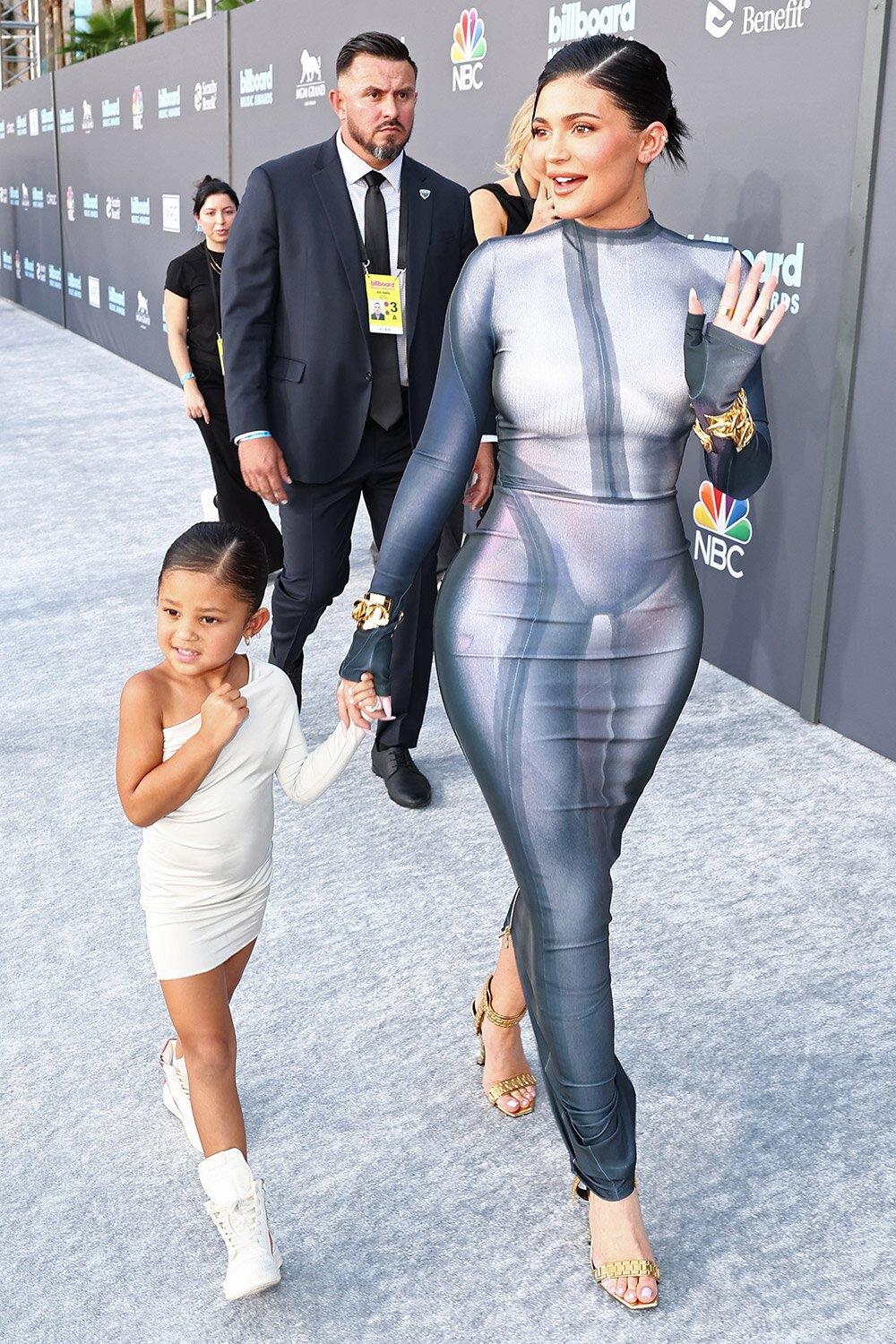 Family Night! Travis Scott and Kylie Jenner Bring Daughter Stormi to 2022 Billboard Music Awards