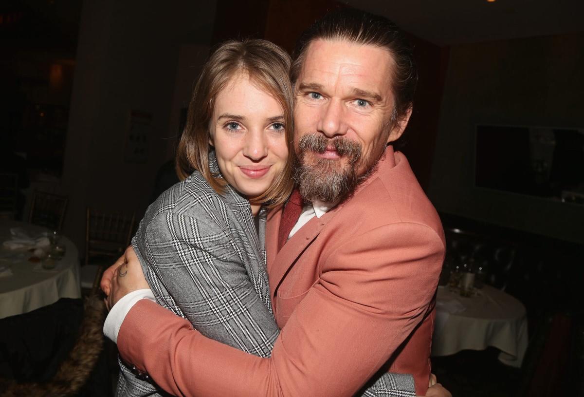 Maya Hawke Is the Spitting Image of Uma Thurman as She Poses for Photo with Her Dad Ethan Hawke