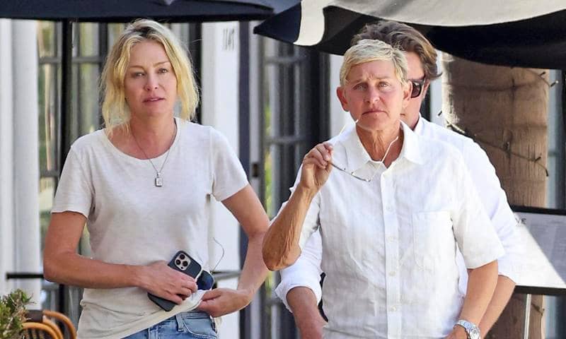 Ellen DeGeneres and Portia de Rossi spotted in Montecito