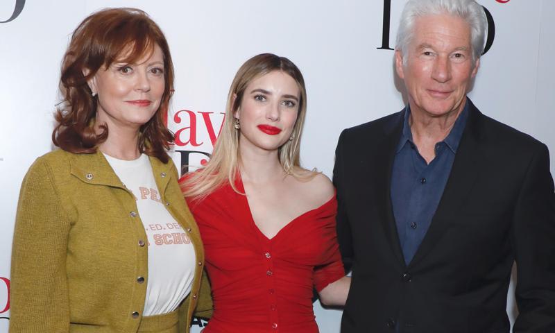 Emma Roberts talks about working with Richard Gere