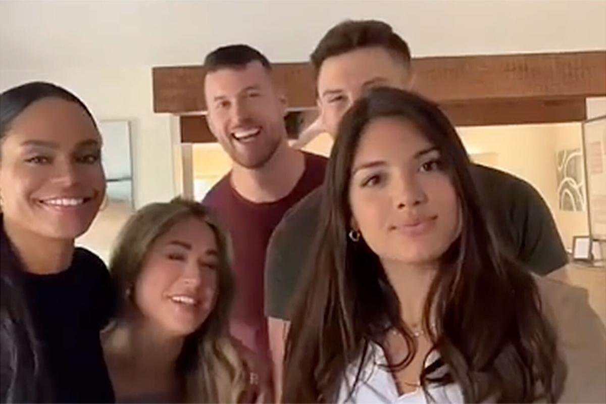 Clayton Echard and Rachel Recchia Poke Fun at ‘Reality TV Trauma’ as They Reunite Beside Bachelor Pals