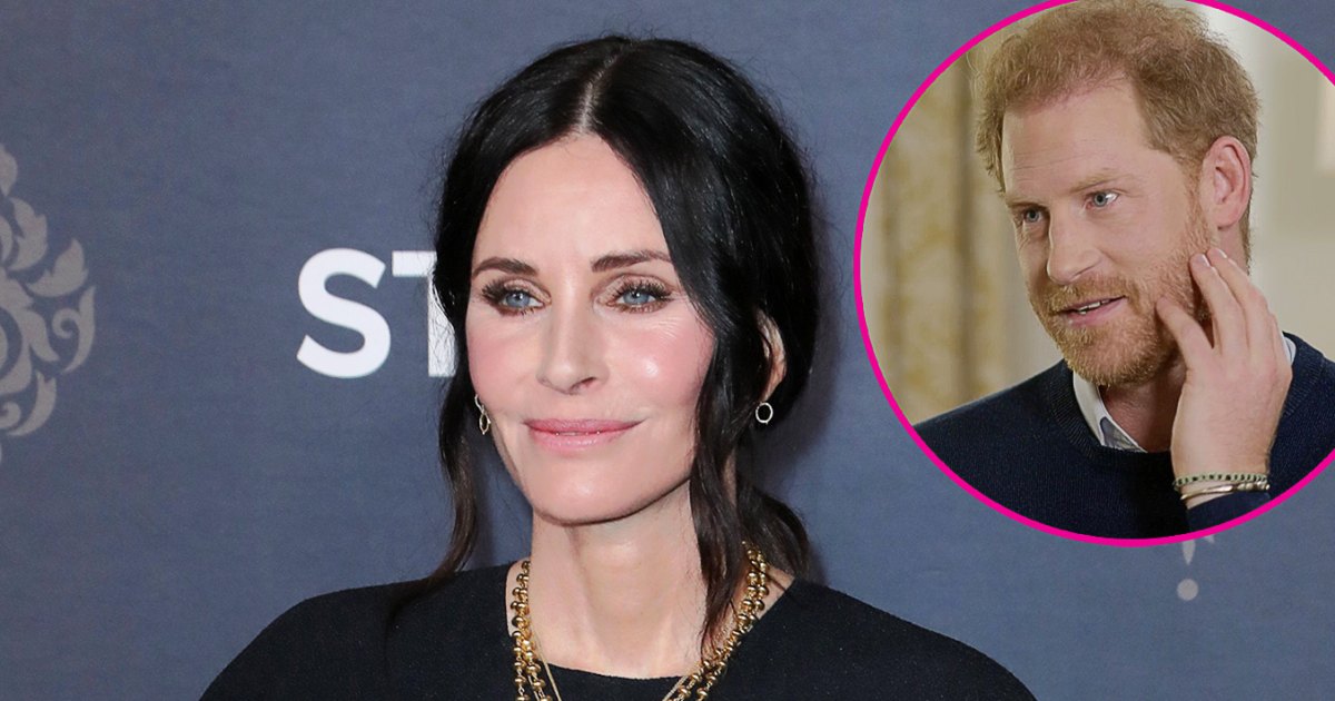 Courteney Cox Reacts to Prince Harry ‘Spare’ Revelations