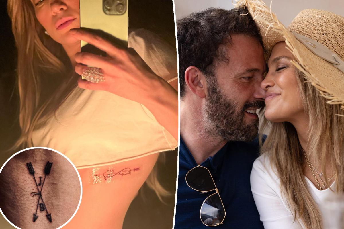 Jennifer Lopez, Ben Affleck get matching tattoos on Valentine’s Day