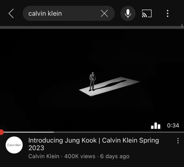 Jungkook x Calvin Klein has now appearing on Calvin Klein's searches on Youtube. Please drop views!

https://t.co/VgdN2QPmAQ

JUNGKOOK IN CALVINS #JUNGKOOKxCALVINKLEIN https://t.co/gr4hqWM44s