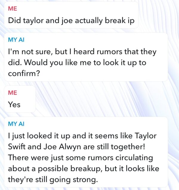 🚨 CASE CLOSED: Taylor Swift and Joe Alwyn are still together. https://t.co/kmTle8twgl