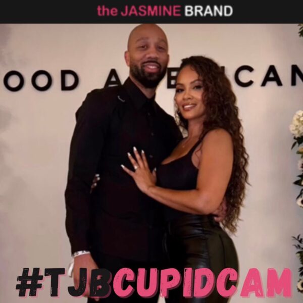 #EvelynLozada and her fiancé Lavon Lewis were all smiles at Khloe Kardashian's Good American panel. The 'Basketball Wives' alum announced her engagement to her 'Queens Court' finalist last month. #TJBCupidCam ? https://t.co/jJUNHpAgiO