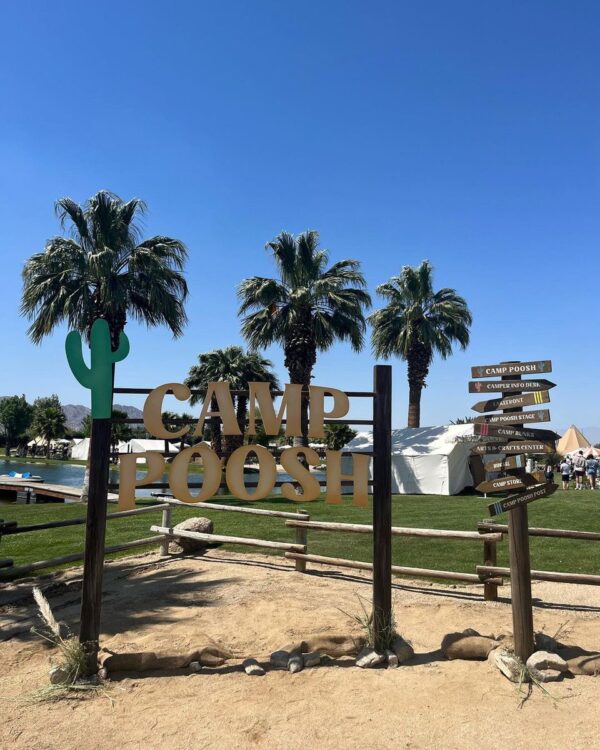 camp poosh by kourtney kardashian at coachella ୨♡୧ https://t.co/JG8RqlWWR7