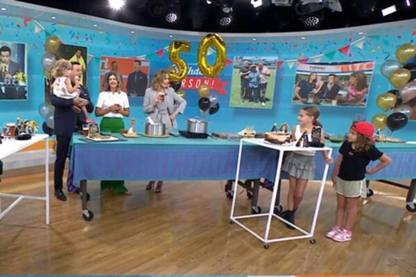 Carson Daly’s Three Daughters Bring Out His Cake for 50th Birthday Celebration on ‘Today’: ‘Love My Family’