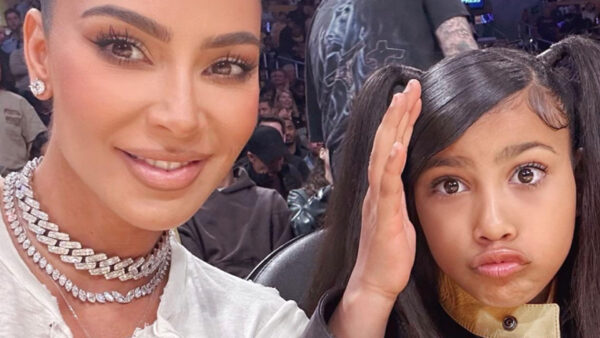 Kim Kardashian’s daughter North West, 10, caught trying to steal aunt Khloe’s champagne in shocking on-camera moment