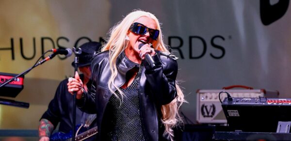 Christina Aguilera Gets Shady at Stonewall Day 2023 Concert in Versace – WWD