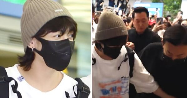 BTS’s Jungkook Gains Attention For His Response To Large And Dangerous Crowds At Incheon Airport