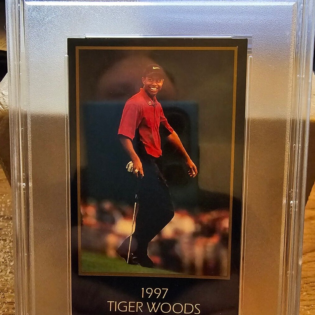 Check out Tiger Woods 1998 Champions of Golf The Masters Collection RC PSA EX-MT 6