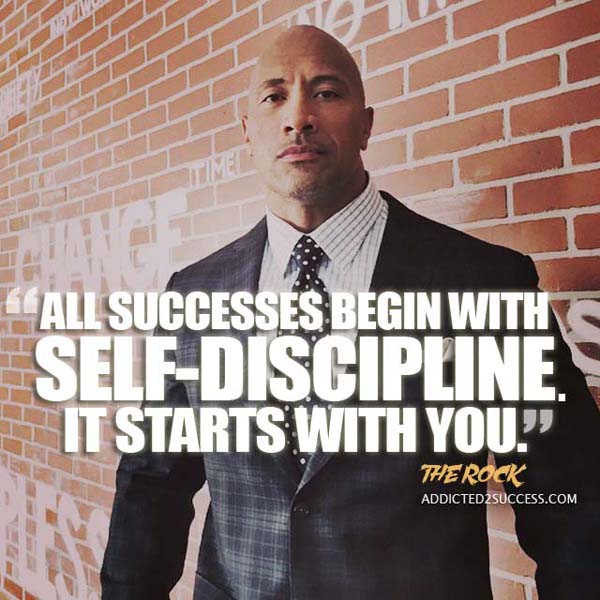 Dwayne Johnson "The Rock" #quote #image addicted2success.com goo.gl/QI2wWk