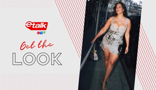 Ashley Graham pulls a Carrie Bradshaw with a show-stopping newsprint dress