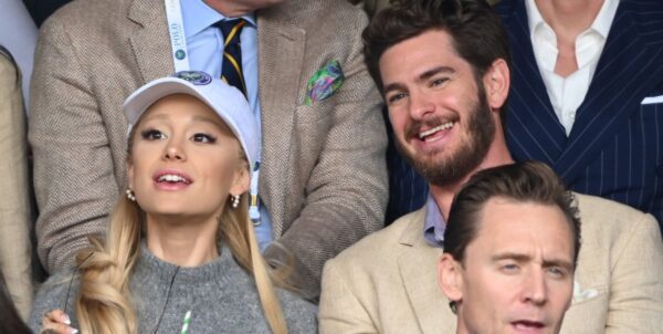 Ariana Grande Attends Wimbledon Seated Next to Andrew Garfield