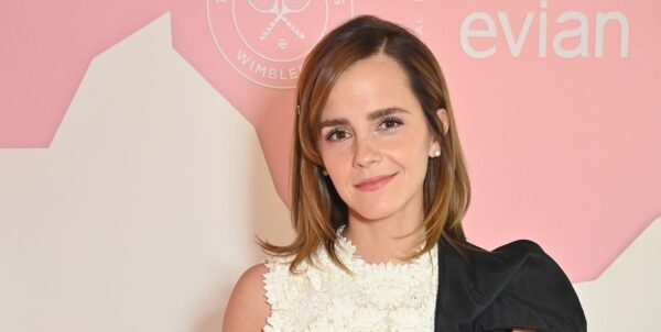 Emma Watson Wears Chic Lace Minidress With Big Bow Embellishment to Wimbledon