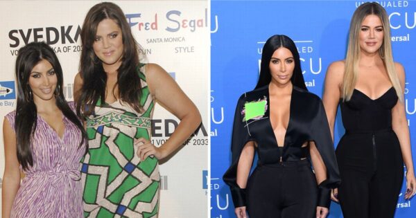 Kim and Khloe Kardashian's changing bums as fans convinced curves have 'disappeared'