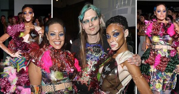 Ashley Graham makes colourful splash with Winnie Harlow at LFW 2023