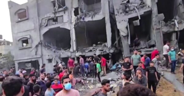 Massive blast at Gaza’s Jabalia refugee camp reportedly kills dozens