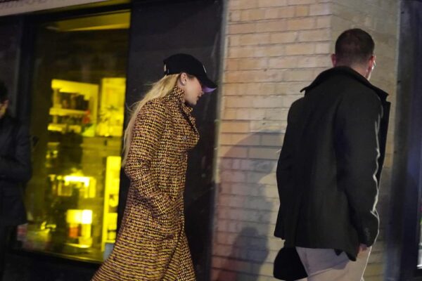 NOVEMBER 1ST: GIGI HADID AND BRADLEY COOPER ARRIVING AT THE LUCILLE LORTEL THEATER IN NEW YORK.