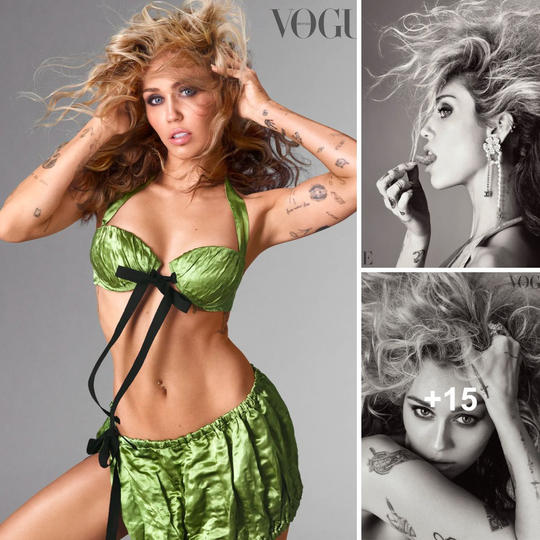 Behind the scenes Watch Miley Cyrus transform into a rock goddess for her British Vogue cover with the most epic hair tr…