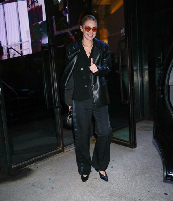 NOVEMBER 13TH: GIGI HADID LEAVING THE IVAN BART MEMORIAL SERVICE AT SPRING STUDIOS IN NEW YORK