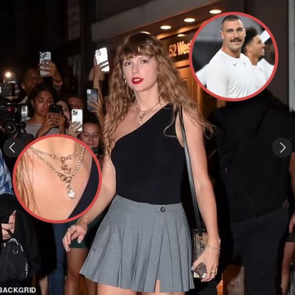 Taylor Swift wore new Ƅoyfriend Traʋis Kelce’s 𝐛𝐢𝐫𝐭𝐡stone on a necklace while she was out in New York City