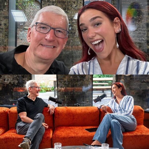 🎙️ Ya se encuentra disponible en todas las plataformas digitales la entrevista de Dua Lipa al CEO de Apple Tim Cook para ‘At You…