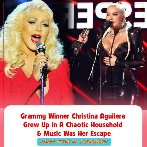 Grammy Winner Christina Aguilera Grew Up In A Chaotic Household & Music Was Her Escape. Check the comment