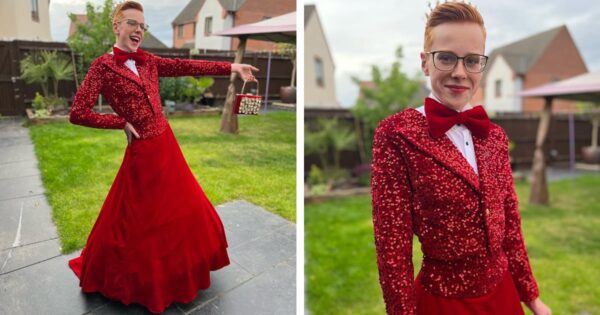 16-Year-OId Boy Wears Dress to Prom And His Peers Love It