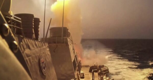 U.S. warship deflects Houthi drone attacks in the Red Sea