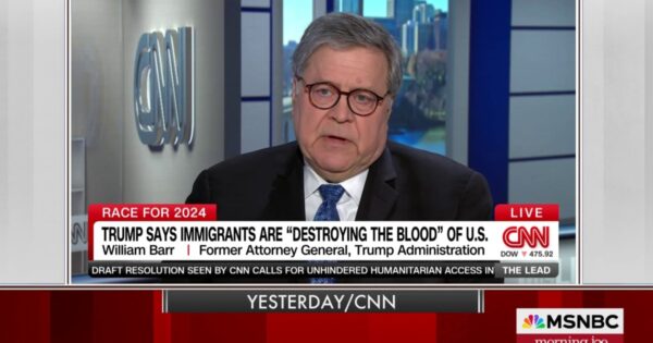 Bill Barr calls out ‘racist overtones’ of Trump’s rhetoric