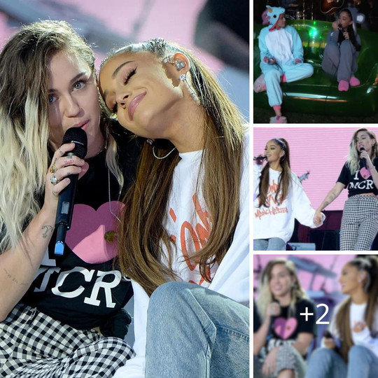 When Miley Cyrus flirted with Ariana Grande during 2015 duet ‎