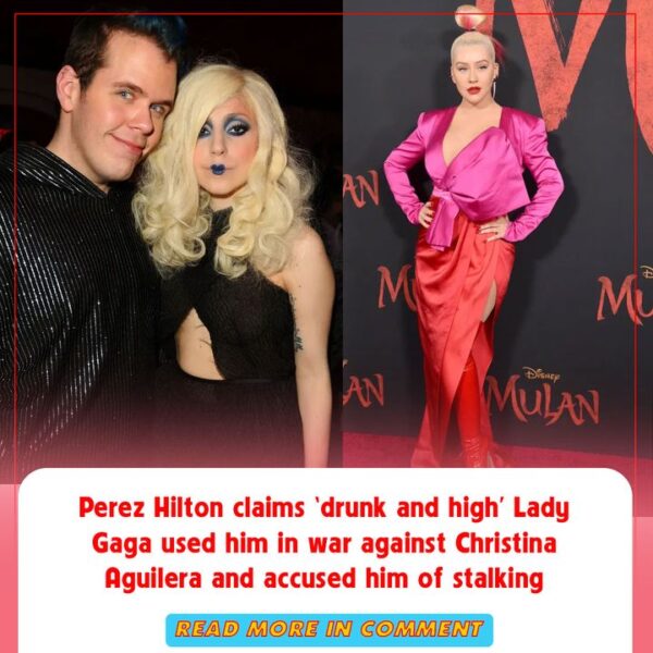 Perez Hilton claims ‘drunk and high’ Lady Gaga used him in war against Christina Aguilera and accused him of stalking 
Read more…