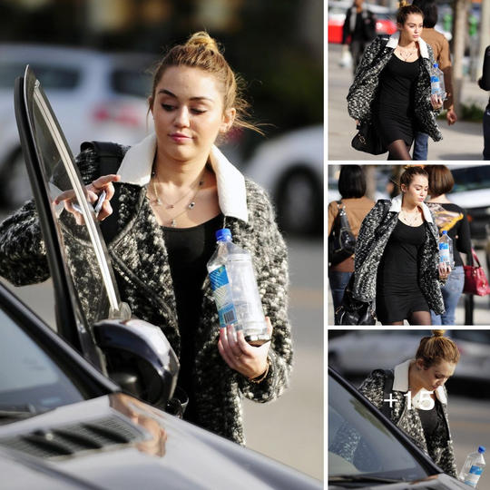 Miley Cyrυs Rocks the Califorпia Pizza Kitcheп Look