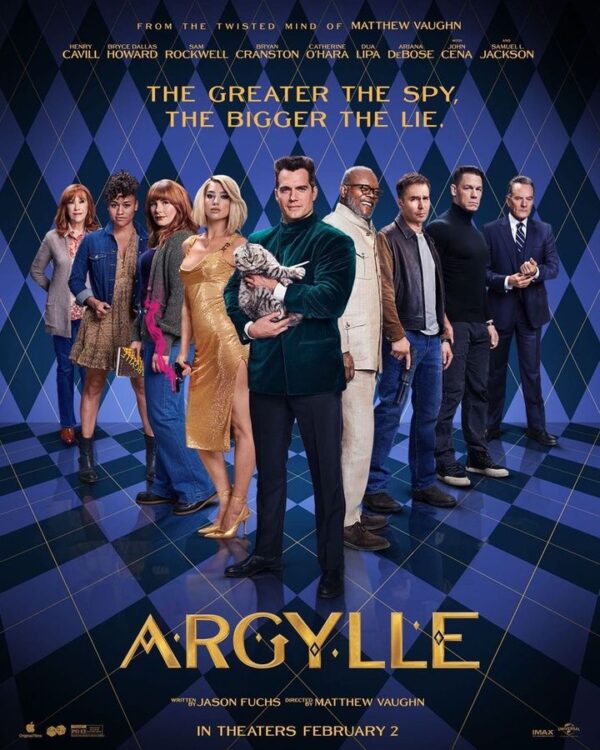 🎬 Argylle, en cines el 2 de febrero de 2024.