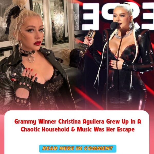 Grammy Winner Christina Aguilera Grew Up In A Chaotic Household & Music Was Her Escape. Check the comment