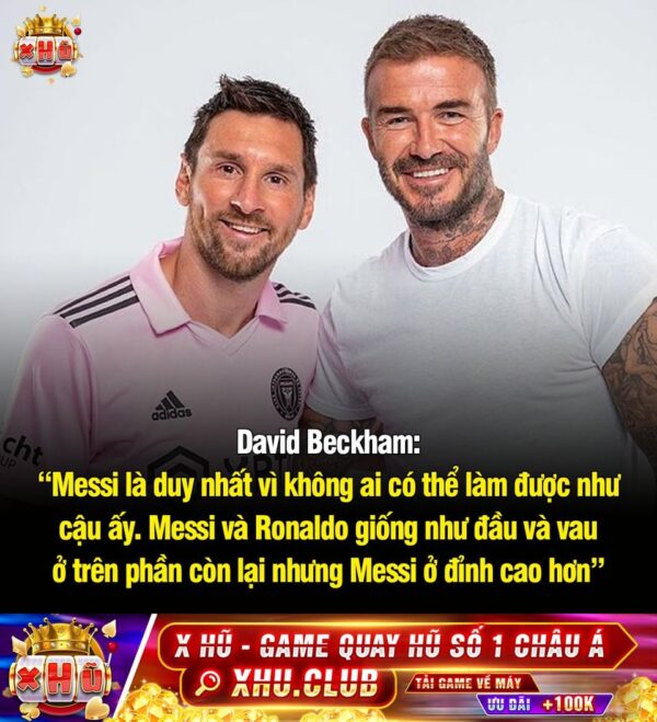 David Beckham: "C.Ronaldo không ở cùng đẳng cấp với Messi" ?